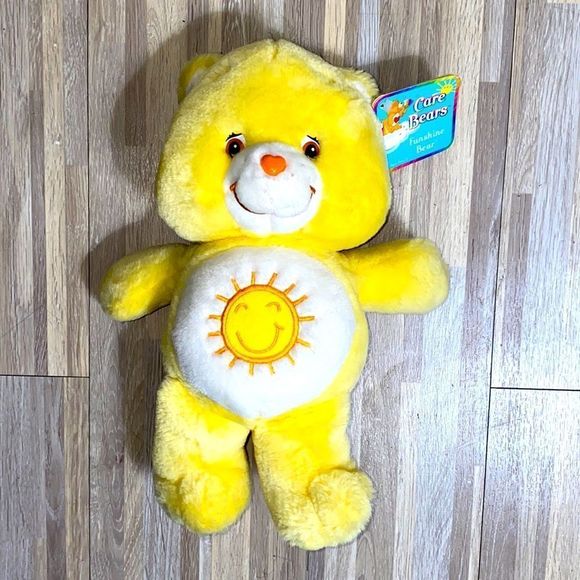 Care Bears Other - Vintage Y2k Care Bears sunshine cuddliest yellow bear